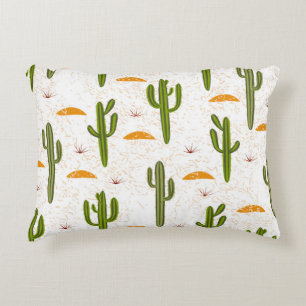 Coussins Décoratifs Cactus Sand : motif sans couture de style mexicain