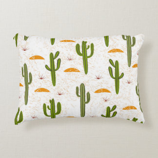 Coussins Décoratifs Cactus Sand : motif sans couture de style mexicain