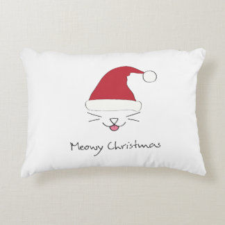 Coussins Décoratifs Cadeau de carreau de Noël de Purfect Meowy