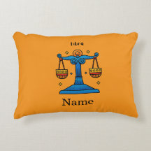 Cadeau personnalisé Libra Zodiaque Rétro Pop Art