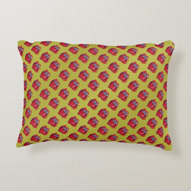 Coussins Décoratifs Cadeaux fraises (Dos)