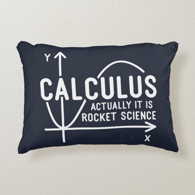 Coussins Décoratifs Calculer En Réalité Sa Rocket Science Des Maths Dr (Devant)