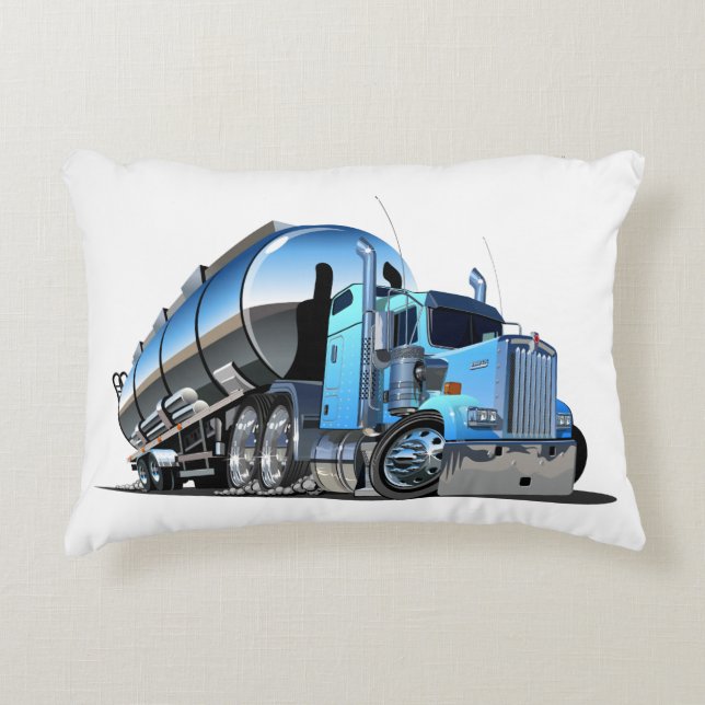 Coussins Décoratifs Camion carburant pour caricatures (Devant)