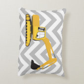 Coussins Décoratifs Camion de construction de l'excavateur (Dos(Vertical))