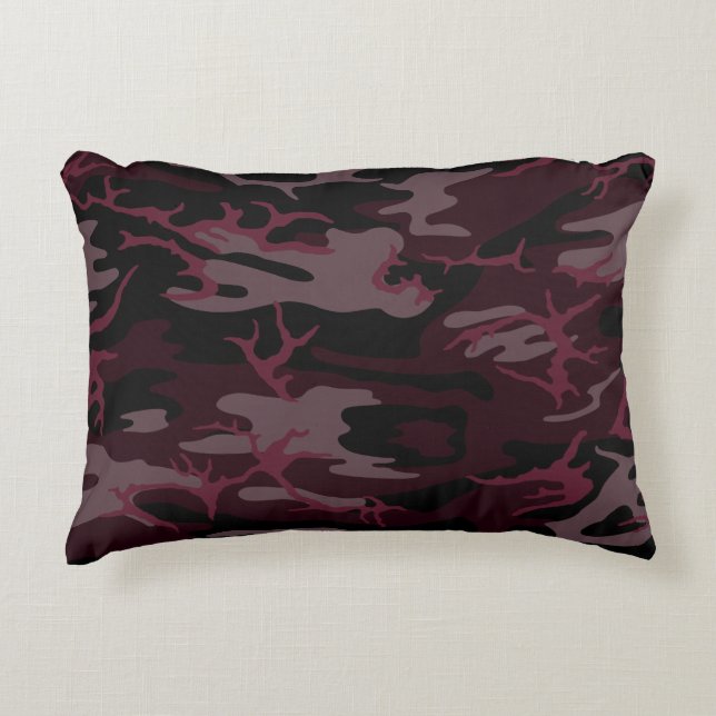Coussins Décoratifs Camo rouge foncé (Devant)