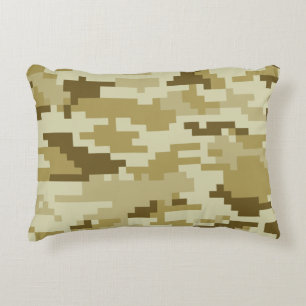 Coussins Décoratifs Camouflage 8 bits pour désert numérique / Camo
