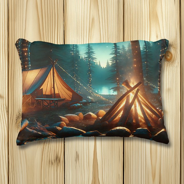 Coussins Décoratifs Camping avec de jolies lumières (Créateur téléchargé)