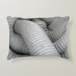 Coussins Décoratifs Canapé en tissu gris et noir