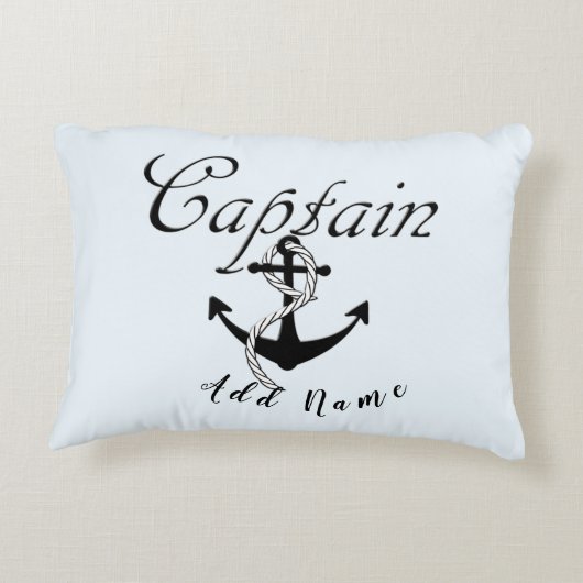 Coussins Décoratifs Capitaine à l'ancre (Dos)