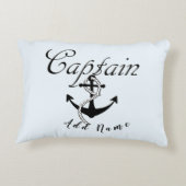 Coussins Décoratifs Capitaine avec ancre (Dos)