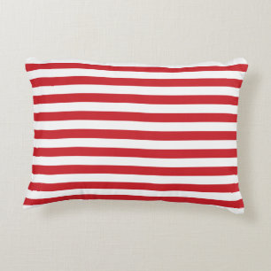 Coussins Décoratifs Cardinal Red Stripes