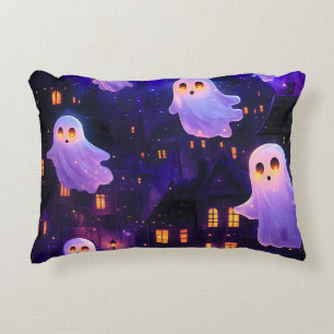 Coussins Décoratifs Caricature mignonne Halloween Fantômes de vol de m