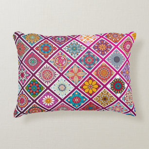 Coussins Décoratifs Carreaux de Mandala marocains