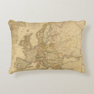 Coussins Décoratifs Carte de l'Europe 2
