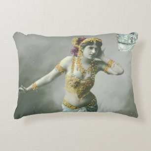 Coussins Décoratifs Carte postale vintage Mata Hari