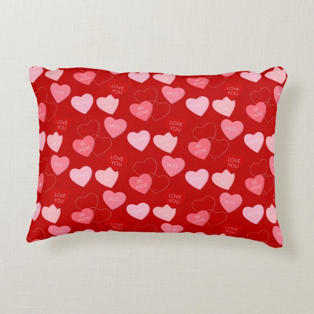 Coussins Décoratifs Cascade Candy Heart (Dos)