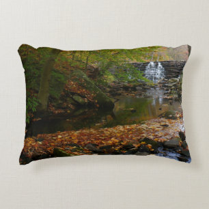 Coussins Décoratifs Cascade et ruisseau d'automne en Pennsylvanie Natu