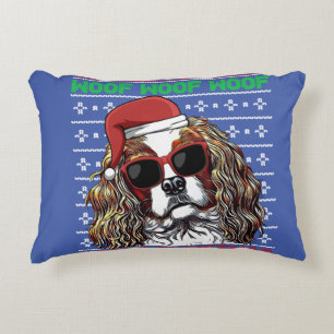 Coussins Décoratifs Cavalier King Charles Spaniel Chien Woof Merry Chr