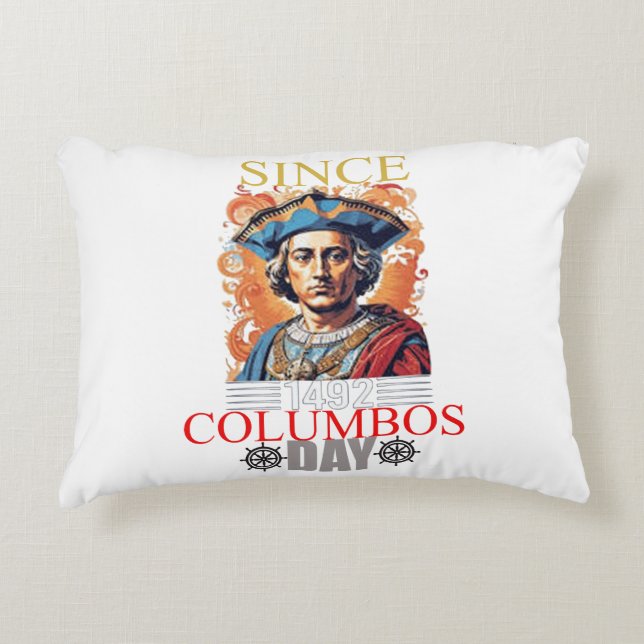Coussins Décoratifs Célébration de la fête de Columbus : Explorez, Déc (Devant)