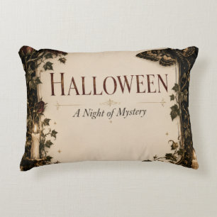 Coussins Décoratifs Célébration élégante de la fête d'Halloween gothiq