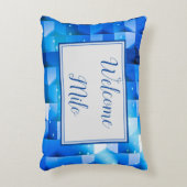 Coussins Décoratifs CELESTIAL BLEU PAPIER WEAVE BIENVENUE BÉBÉ Customi (Devant(Vertical))