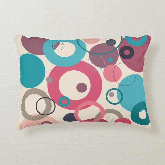 Coussins Décoratifs Cercles de l'horizon (Devant)