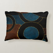 Coussins Décoratifs Cercles géométriques Abstraits Parties scintillant (Dos)