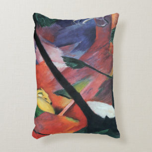 Coussins Décoratifs Cerf dans la forêt II de Franz Marc; Reh im Walde