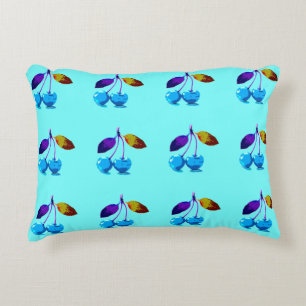 Coussins Décoratifs Cerises bleues vives