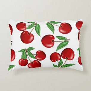 Coussins Décoratifs Cerises rouges partout sur Motif