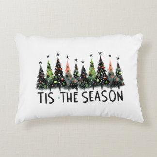 Coussins Décoratifs C'est la saison Arbre de Noël Flocons de neige Pèr