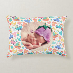 Coussins Décoratifs C'est un Baby shower coloré Lt image personnalisée