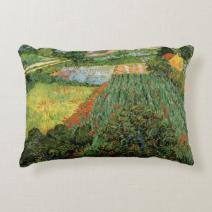 Coussins Décoratifs Champ aux coquelicots par Vincent van Gogh
