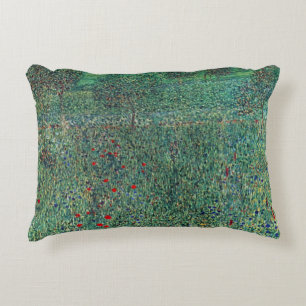 Coussins Décoratifs Champ de fleurs à Litzlberg Klimt, paysage vintage