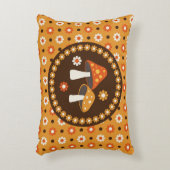 Coussins Décoratifs Champignons et fleurs doux rétro (Devant(Vertical))