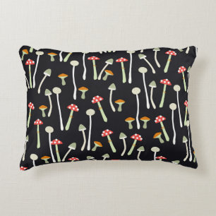 Coussins Décoratifs Champignons vintages d'automne design motif.