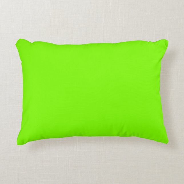 Coussins Décoratifs Chartreuse Vert Couleur Clair Neon Vert (Devant)