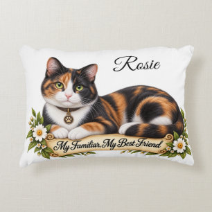 Coussins Décoratifs Chat calico personnalisé Mon Meilleur Ami Câlin