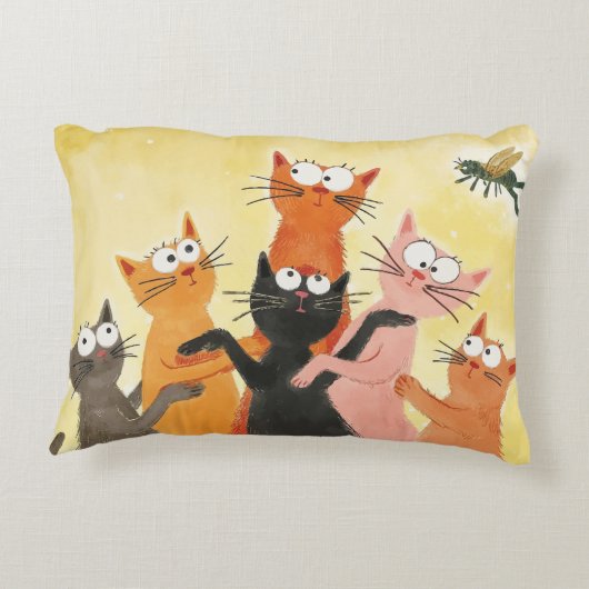 Coussins Décoratifs Chat-ching le Buzz (Dos)