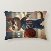 Coussins Décoratifs Chat de basket-ball, (Devant)