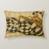 Coussins Décoratifs Chat Jazz (Devant)