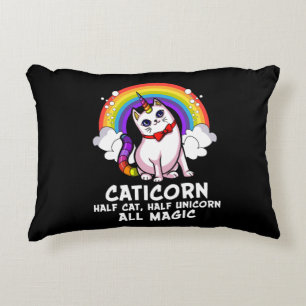 Coussins Décoratifs Chat Unicorn Magique Caticorn Kitten Rainbow Anima