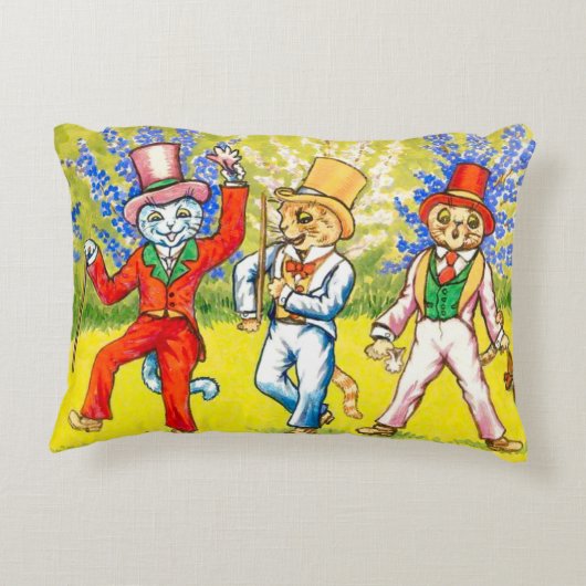 Coussins Décoratifs Chats dansants (Dos)