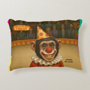 Coussins Décoratifs Chester le clown chimpanzé