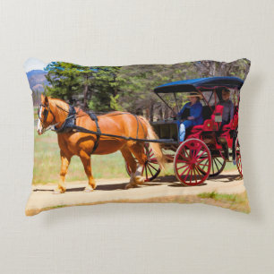 COUSSINS DÉCORATIFS CHEVAL ET TRANSPORT - PASSÉ