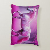 Coussins Décoratifs Cheval rose mystique dans une forêt d'imaginaires (Dos(Vertical))