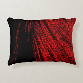 Coussins Décoratifs Cheval Rouge Mane Oreiller Abstrait