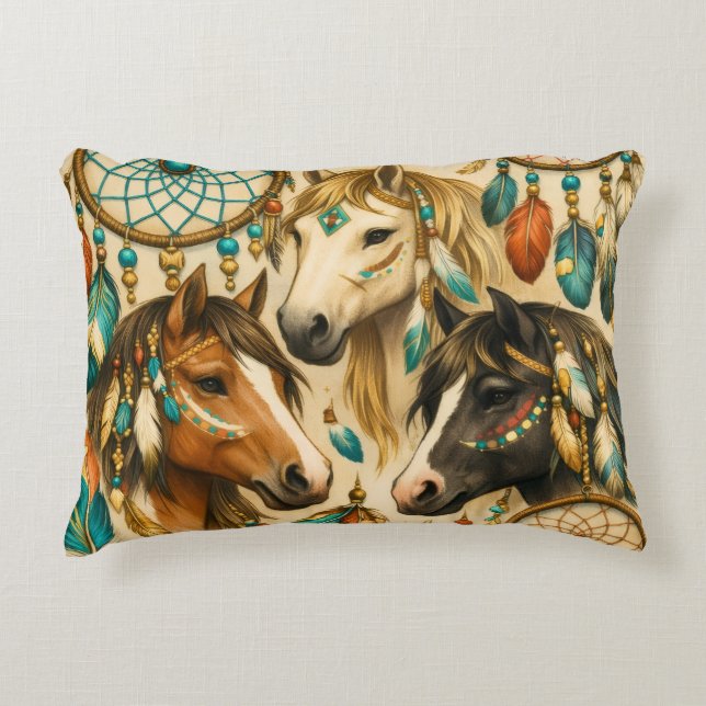 Coussins Décoratifs Chevaux de rêve (Devant)
