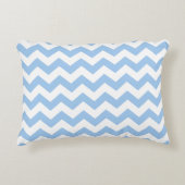 Coussins Décoratifs Chevron bleu bébé (Devant)