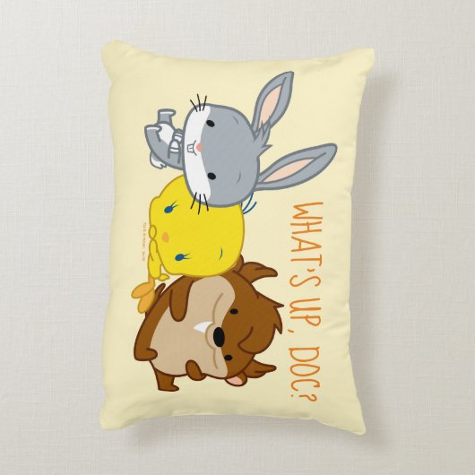 Coussins Décoratifs Chibi BUGS BUNNY™, TWEETY™ & TAZ™ (Dos(Vertical))